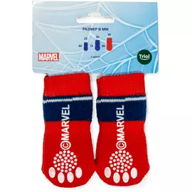 Носки Triol Marvel Человек-паук для собак (L, Красный)