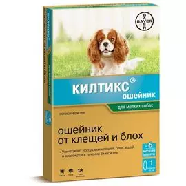 Ошейник Bayer Килтикс от клещей и блох для мелких собак, 38см (38 см)