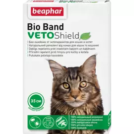 Ошейник Beaphar Bio Band от блох, клещей, комаров для кошек и котят (35 см)