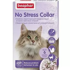 Ошейник Beaphar No Stress Collar успокаивающий для кошек (35 см)