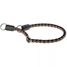 Ошейник Ferplast Twist CS для собак (35 x 1,2 см, Черный с коричневым)