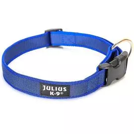 Ошейник Julius-K9 Color &amp; Gray сине-серый для собак (39-65 см, 2,5 см, Сине-серый)