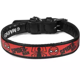 Ошейник Triol Marvel Человек-паук кожаный для собак (38-49 см x 25 мм)