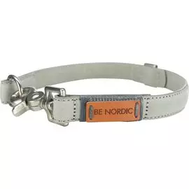 Ошейник Trixie Be Nordic кожанный светло-серый для собак (L–XL: 55 см/30 мм, Светло-серый)