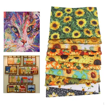 10 шт. осенней ткани в ассортименте на осень 9,8 x квадратные пачки дюймов