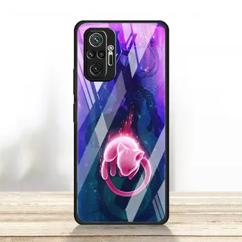 Стеклянный чехол с рисунком аниме «Покемон» для Xiaomi Mi Poco X3 NFC F3 11T 11 Lite Funda для Redmi Note 11 Pro 10 9 8 9C K40, чехол для телефона Mi 10T