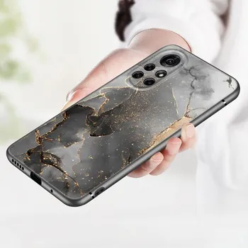 Винтажный мраморный чехол для телефона Huawei Honor 60 50 SE 30S Mate 30 20 10 Lite 40 Nova 9 8 Pro Y60 8i 7i 7SE 5T, черный чехол премиум-класса Huawei Nova 5T