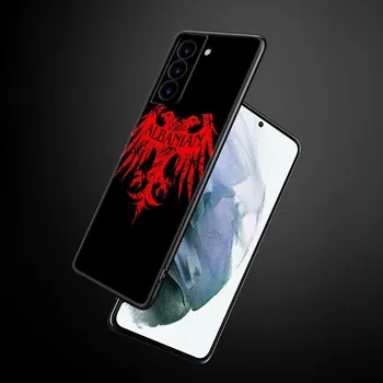 Чехол для телефона с символом флага Албании для Samsung Galaxy S22 Pro S21 S20 Ultra FE S10 Lite 5G S10E S9 S8 Plus, мягкий черный чехол из ТПУ Samsung S22 Ultra
