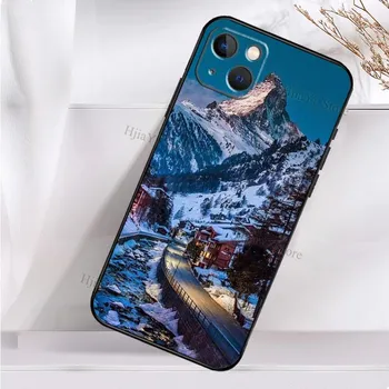 Мягкий чехол Zermatt Matterhorn Swiss Mountain для iPhone 11 12 Pro X XS XR 7 8 Plus SE 2020 13 Pro Max противоударный чехол для телефона iphone 5 5S