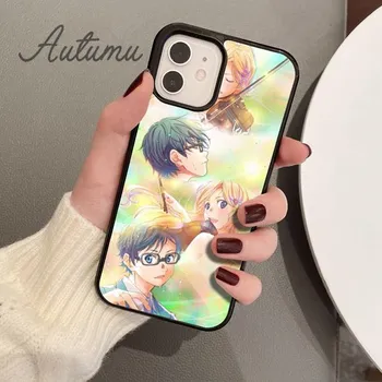 Your Lie in April Phone Case for iPhone 11 12 13 14 Pro Max mini X XR XS SE 2020 6S 7 8 Plus Samsung Galaxy S21 S22 Cover shell iPhone 6plus