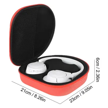 Жесткий ящик для хранения из ЭВА, дорожный чехол для JBL TUNE 760NC 710BT 750BTNC 510BT, чехол для хранения наушников, чехол для переноски синий
