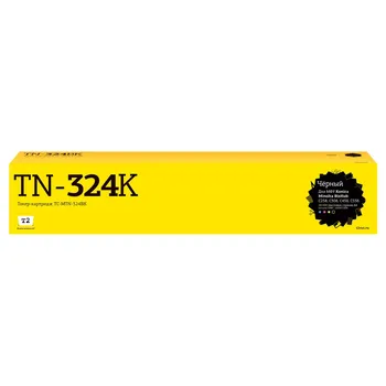 Картридж лазерный T2 TC-MTN-324BK (TN-324K/TN-512K/TN-514K), черный, 28000 страниц, совместимый для Konica Minolta bizhub C258/BizHub C458/BizHub C558/BizHub C658