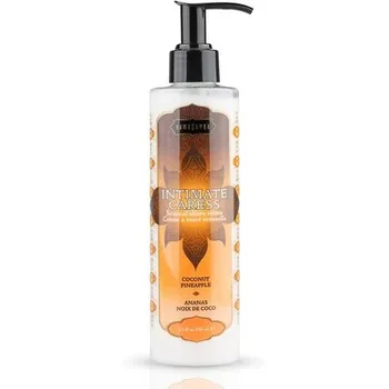 Kamasutra Intimate Caress Крем для интимного бритья с кокосом и ананасом, белый, 250 мл, Kamasutra Cosmetics