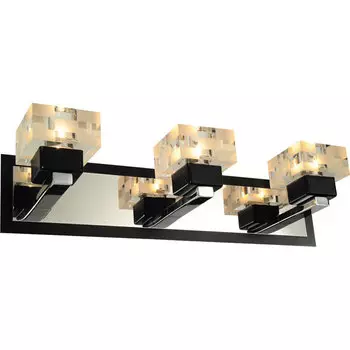 Настенное бра N-Light N-Light 9010 90102-3 chrome + wengue (blue LED)