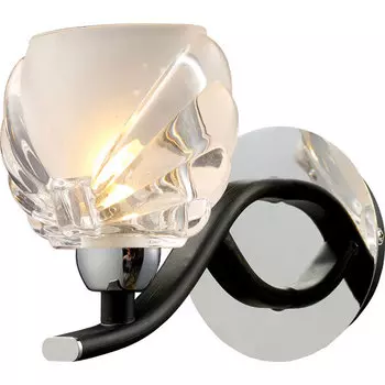 Настенное бра N-Light N-Light 409 409-01-11 chrome+ dark wengue