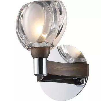 Настенное бра N-Light N-Light 418 418-01-11W chrome + wengue
