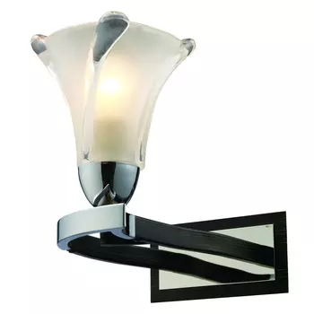 Настенное бра N-Light N-Light 470 470-01-11 chrome + dark wengue