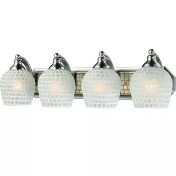 Настенное бра N-Light N-Light 570 570-4N-WHT Satin Nickel / White