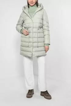 Пуховик с кулиской на талии Woolrich