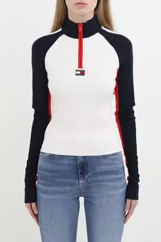 Пуловер с воротником на молнии Tommy Jeans