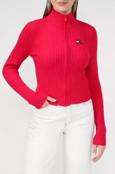 Пуловер в рубчик на молнии Tommy Jeans