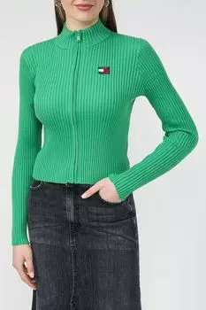 Пуловер в рубчик на молнии Tommy Jeans