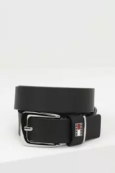 Ремень кожаный с логотипом Tommy Jeans