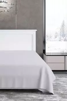 Простыня сатиновая с антибактериальным эффектом Soft Silver