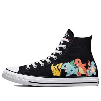 Кроссовки pokemon x chuck taylor all star high 'first partners' Converse, черный