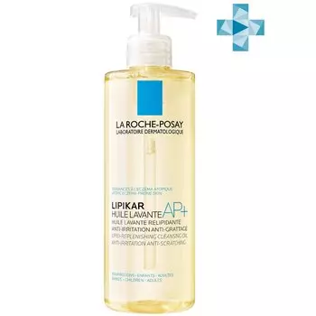 La Roche-Posay Lipikar AP+ Масло для ванны и душа смягчающее для сухой кожи детей и взрослых 400 мл