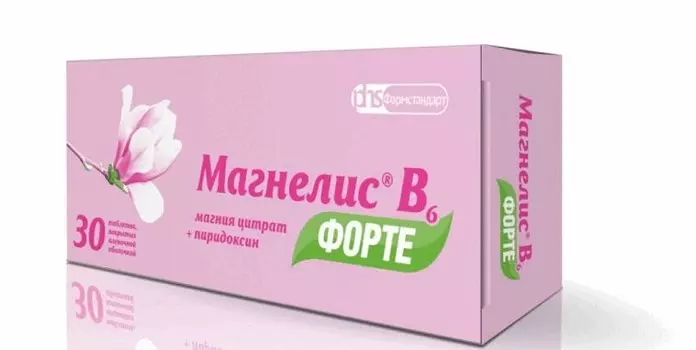 Магнелис В6 Форте 100 мг+10 мг таблетки 30 шт