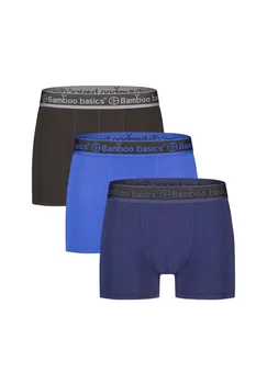 Мужские боксеры, 3 шт. - плавки LIAM, дышащие, трикотаж Bamboo Basics, цвет Schwarz Blau