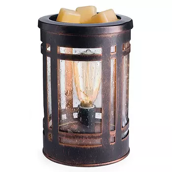 Аромасветильник настольный Candle Warmers Металл и лампа Эдисона Chicken Wire Edison Bulb Illumination