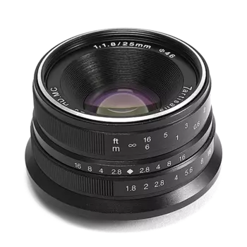 Объектив 7Artisans 25mm F1.8 X Mount Чёрный A103B