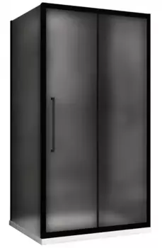 Душевой угол-ограждение «Abber» Schwarzer Diamant AG30110BMH-S70BM 110/70 прямоугольный матовый/чёрный без поддона