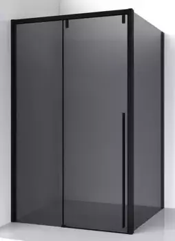 Душевой угол-ограждение «Ambassador» Intense 110022201IBB-110IBB 120/110 тонированный/чёрный без поддона универсальный