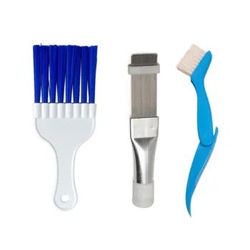 Air Conditioning Fin Cleaning Brush, Radiator Comb, Fin Comb, Air Conditioning Fin Comb, Stainless Steel Fin Brush чёрный