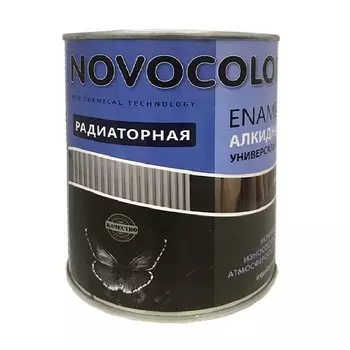 Эмаль для радиаторов Novocolor белая 0.9 кг