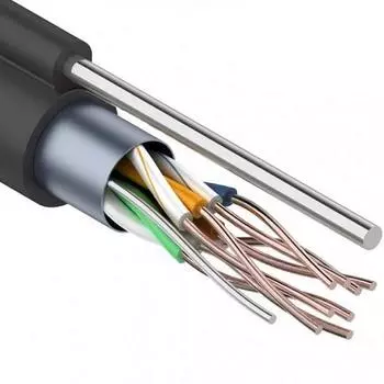 Кабель сетевой FTP 4PR 24AWG CAT5e с тросом Outdoor бухта 305 м Rexant