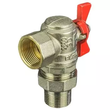 Кран шаровой Valtec Basic со сгоном угловой 3/4" внутренняя-наружная резьба VT.228.N.05