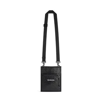 Маленькая сумка Explorer с ремешком BALENCIAGA, черный
