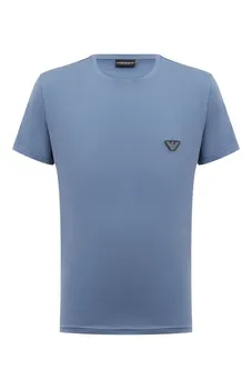 Хлопковая футболка Emporio Armani