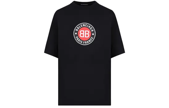 Футболка мужская Balenciaga Logo, черный