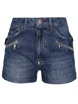 Джинсовые шорты Zipped PHILIPP PLEIN