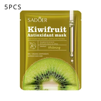 SADOER Kiwi Fruit Antioxant Mask Увлажняющая и увлажняющая маска-патч 1pcs