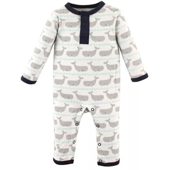 Хлопковый комбинезон Hudson Baby Infant Boy, 2 шт., Hudson Baby, бежевый