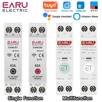 Автоматический выключатель EARUELECTRIC Tuya eWeLink 63A