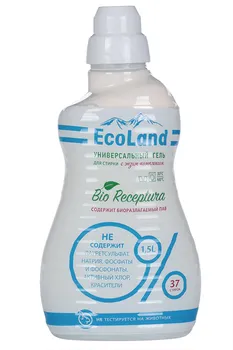 Гель EcoLand ЭКО BIO Receptura универсальный д/стирки 1,5 л