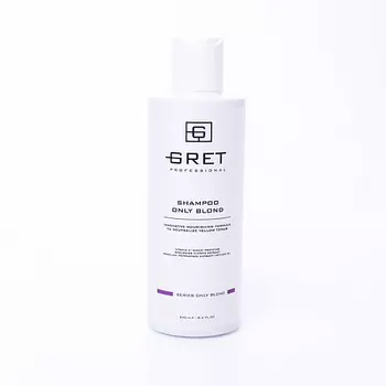 GRET Professional Шампунь для волос Only Blond 250.0