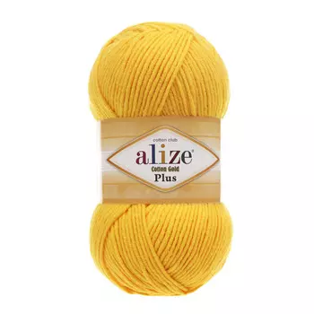 Пряжа ALIZE 'Cotton Gold Plus' 100гр., 200м. (55%хлопок, 45%акрил) ТУ (216 цыпленок)